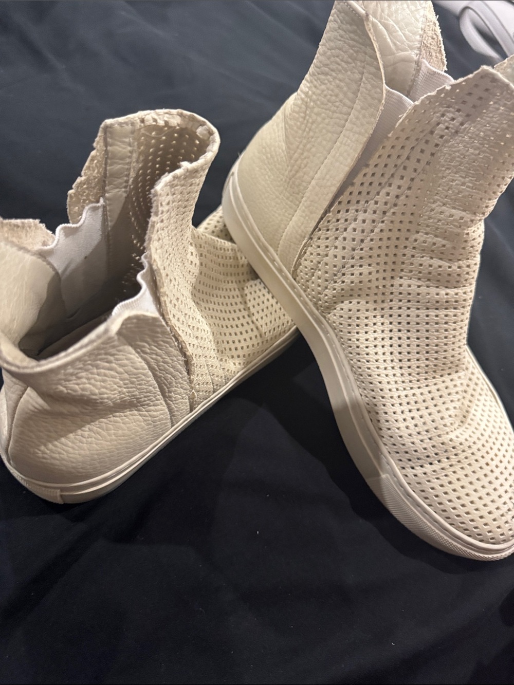 The Last Conspiracy “Draki”Perforated Leather Sneaker Boots Size 40